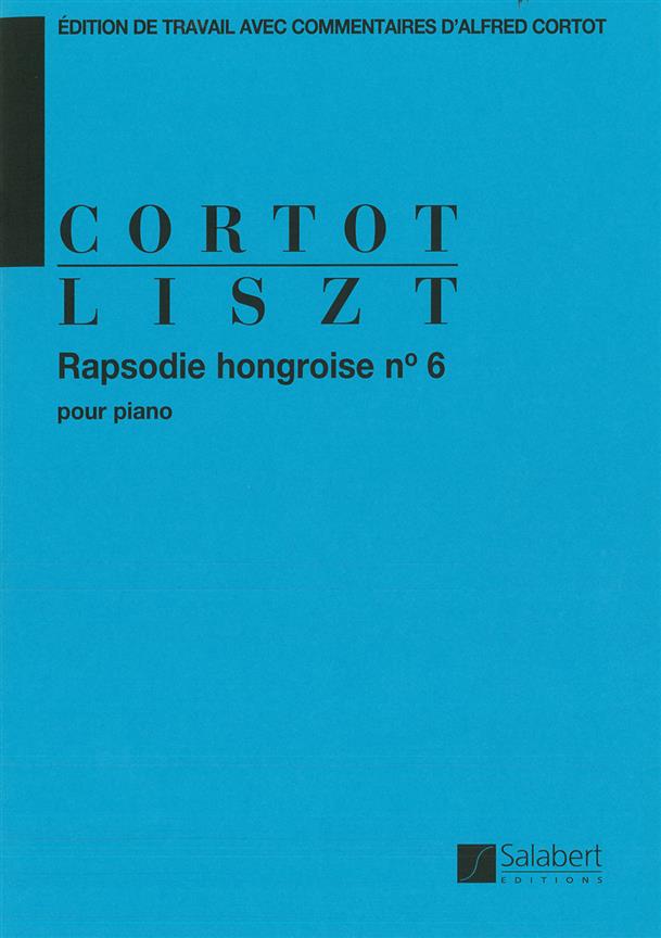 Rhapsodie hongroise n° 6 - Ed. A. Cortot - pour piano - pro klavír